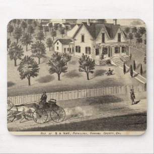 Verblijfselen van SA Nay en DM Winans Muismat