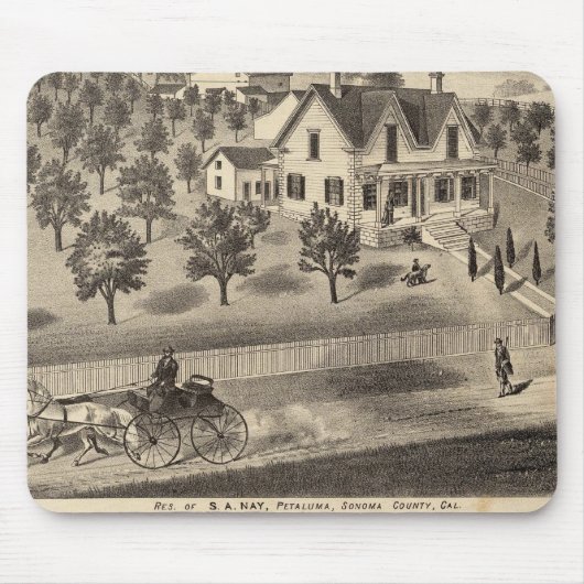 Verblijfselen van SA Nay en DM Winans Muismat (Voorkant)