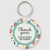 Verblijfsfeest Hartelijk dank Sleutelhanger cadeau (Voorkant)