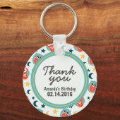 Verblijfsfeest Hartelijk dank Sleutelhanger cadeau (Voorkant)