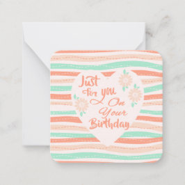 Verblijfsgroeten! Notitiekaartje