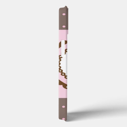 Verblijfskaart met cupcake Case-Mate iPhone case (Achterkant / Rechts)