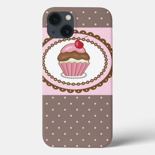 Verblijfskaart met cupcake Case-Mate iPhone case (Achterkant)