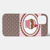 Verblijfskaart met cupcake Case-Mate iPhone case (Achterkant (horizontaal))
