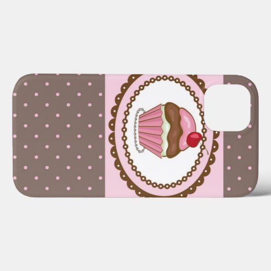 Verblijfskaart met cupcake Case-Mate iPhone case (Achterkant (horizontaal))