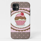 Verblijfskaart met cupcake Case-Mate iPhone case (Achterkant)
