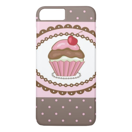 Verblijfskaart met cupcake Case-Mate iPhone case (Achterkant)