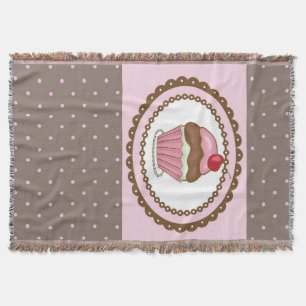 Verblijfskaart met cupcake deken