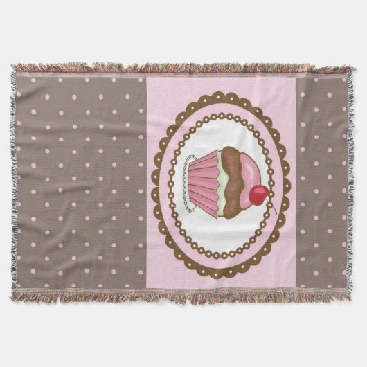 Verblijfskaart met cupcake deken (Voorkant)