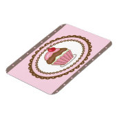 Verblijfskaart met cupcake magneet (Linkerzijde)