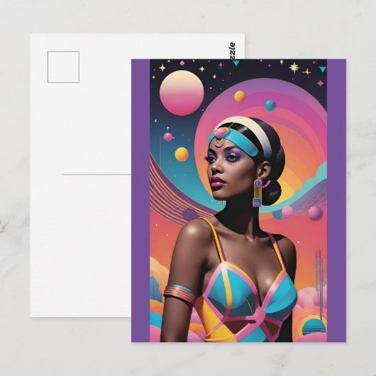 Verblijfster naar Faraway Horizons en Stranger Hea Briefkaart (Voorkant / Achterkant)