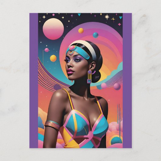 Verblijfster naar Faraway Horizons en Stranger Hea Briefkaart (Voorkant)