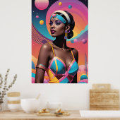 Verblijfster naar Faraway Horizons en Stranger Hea Poster (Keuken)