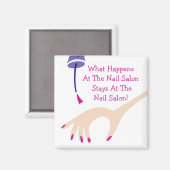 Verblijft @ De nagelsalon Magneet (Voorkant / Achterkant)