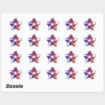 Verblind me patriottische rode witte blauwe sterst