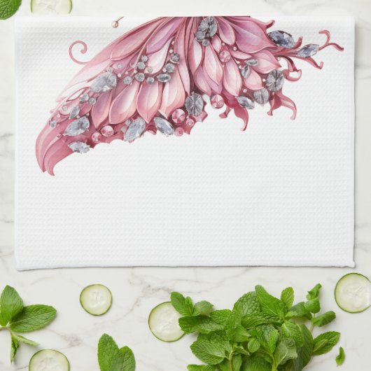 verblinde vlinder theedoek (Gevouwen)