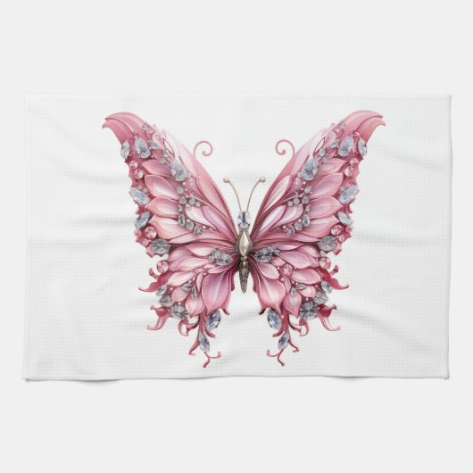 verblinde vlinder theedoek (Horizontaal)