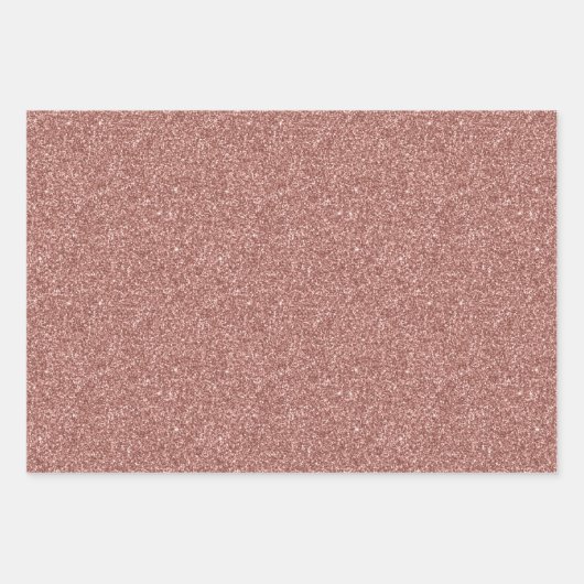 Verblindend Rose Goud Inpakpapier Vel (Voorkant 2)