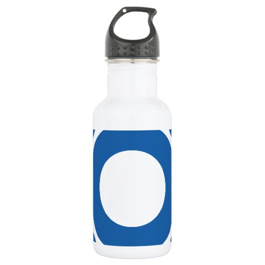 Verblindende Blauwe Punt 3 Waterfles (Voorkant)