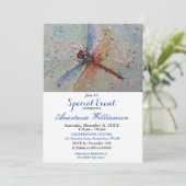 VERBLINDENDE LIBELLE FEEST EVENT UITNODIGING (Staand voorkant)