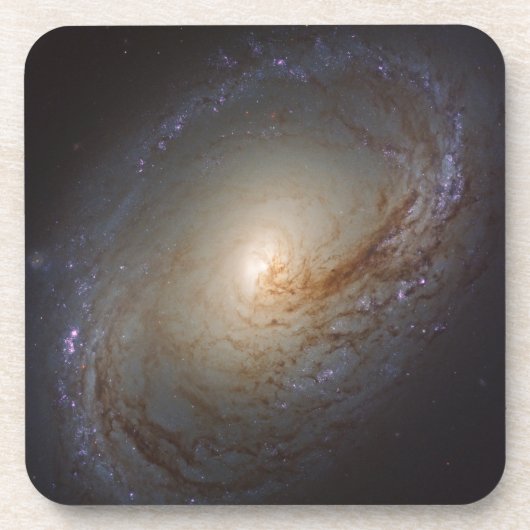 Verblote Lenticulaire Galaxy NGC 3368 Bier Onderzetter (Voorkant)