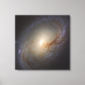 Verblote Lenticulaire Galaxy NGC 3368 Canvas Afdruk (Voorkant)