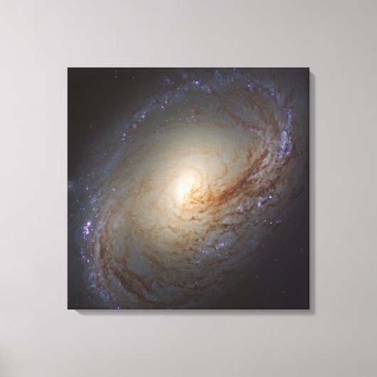 Verblote Lenticulaire Galaxy NGC 3368 Canvas Afdruk (Voorkant)