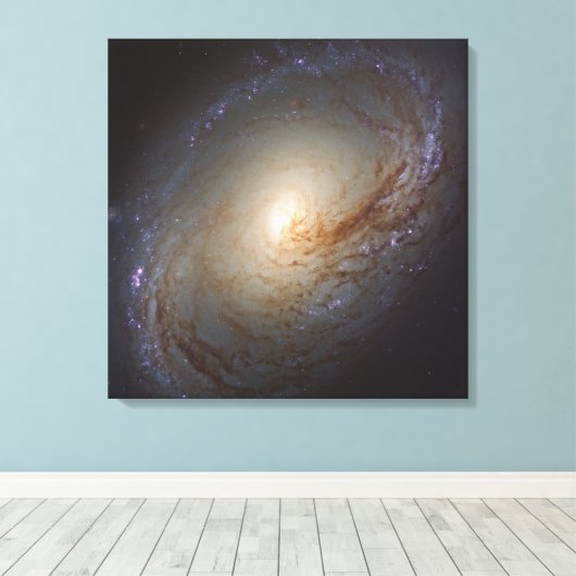 Verblote Lenticulaire Galaxy NGC 3368 Canvas Afdruk (Insitu (Houten vloer))