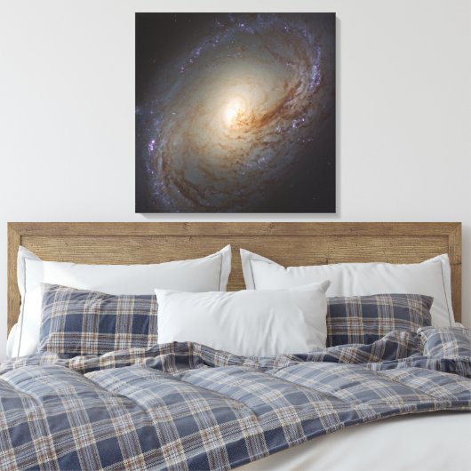 Verblote Lenticulaire Galaxy NGC 3368 Canvas Afdruk (Insitu (Slaapkamer))