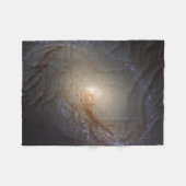 Verblote Lenticulaire Galaxy NGC 3368 Fleece Deken (Voorkant (Horizontaal))