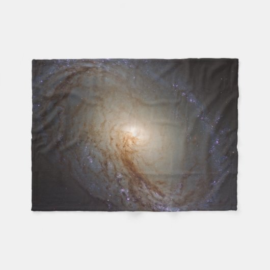 Verblote Lenticulaire Galaxy NGC 3368 Fleece Deken (Voorkant (Horizontaal))