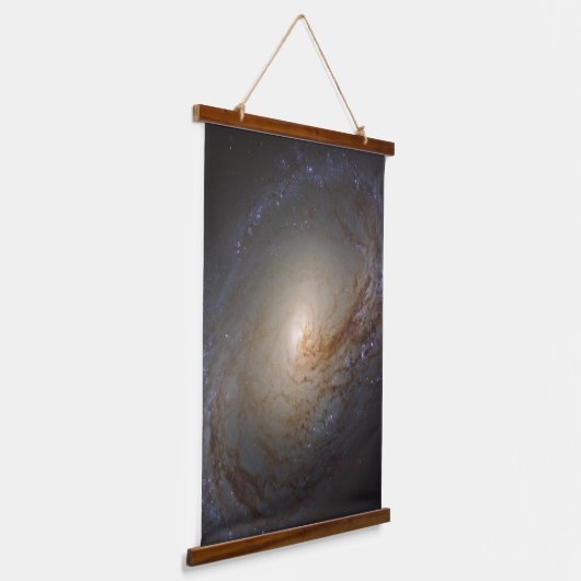 Verblote Lenticulaire Galaxy NGC 3368 Hangend Wandkleed (Gebogen)