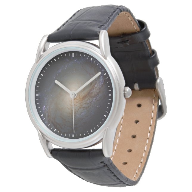 Verblote Lenticulaire Galaxy NGC 3368 Horloge (Gekanteld)