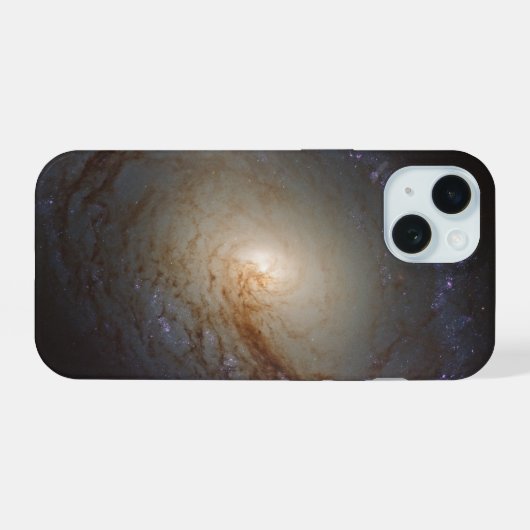 Verblote Lenticulaire Galaxy NGC 3368 iPhone 15 Case (Achterkant horizontaal)