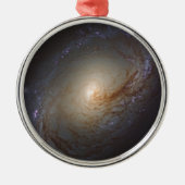 Verblote Lenticulaire Galaxy NGC 3368 Metalen Ornament (Voorkant)