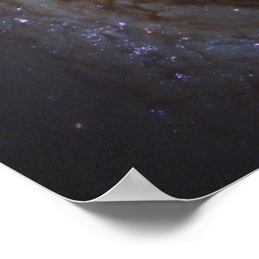 Verblote Lenticulaire Galaxy NGC 3368 Poster (Hoek)