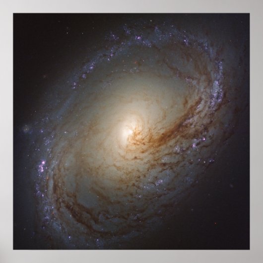 Verblote Lenticulaire Galaxy NGC 3368 Poster (Voorkant)