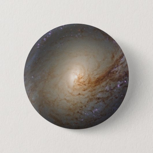 Verblote Lenticulaire Galaxy NGC 3368 Ronde Button 5,7 Cm (Voorkant)