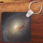 Verblote Lenticulaire Galaxy NGC 3368 Sleutelhanger (Achterkant)