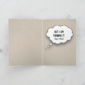 Verblote uil voor 95e verjaardag Humor Kaart (Binnen)