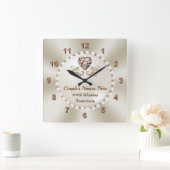 Verbluffend aangepast, Clock Jubileum Giften, per  Vierkante Klok (Huis)