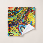 Verbluffend Abstract patroon Bad Handdoek (Wasdoekje)