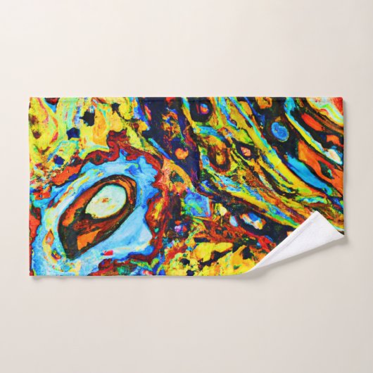 Verbluffend Abstract patroon Bad Handdoek (Handdoek)