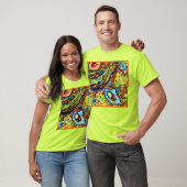 Verbluffend Abstract patroon T-shirt (Unisex)