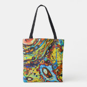 Verbluffend Abstract patroon Tote Bag (Achterkant)