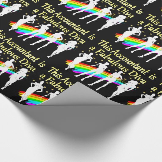 VERBLUFFEND ACCOUNTANT DIVA DESIGN CADEAUPAPIER (Hoek)