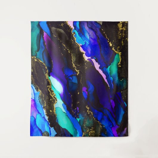 Verbluffend alcoholhoudende inkt wandkleed (Voorkant)