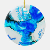 Verbluffend alcoholinkt keramisch ornament (Achterkant)