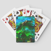 Verbluffend alcoholinkt pokerkaarten (Achterkant)