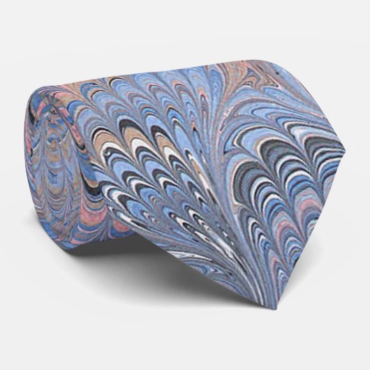 Verbluffend Antiek gemarmerd Stropdas (Opgerold)